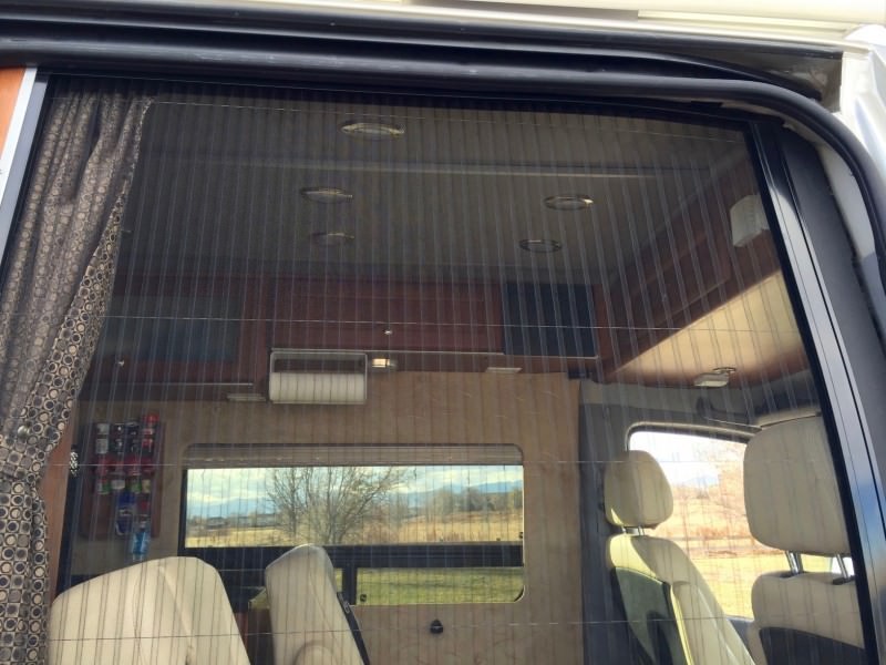 Retractable Screen Door RoadTrek Sprinter Conversion Van