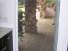 Plisse Single - Outside Patio - In Use - White