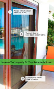 Tips for improving the longevity of your retractable screen.